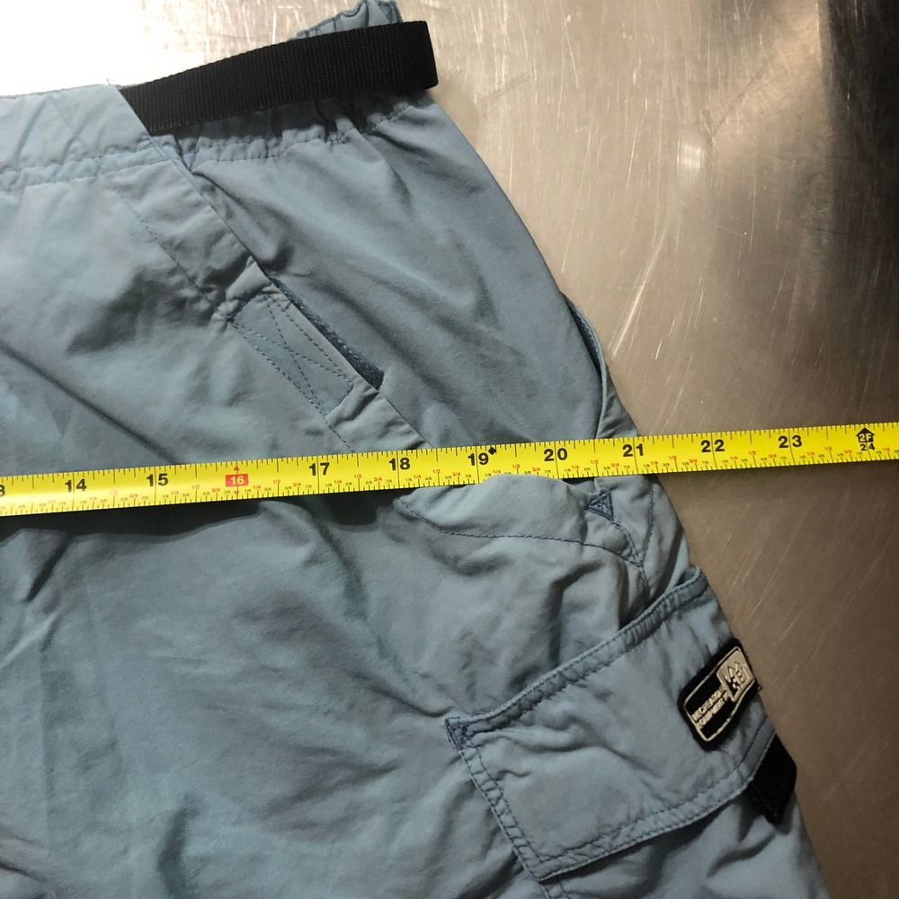 REI Sahara Cargo Hiking Shorts Womens 16 Blue UPF 50 Sun Protection Belted - Picture 4 of 6